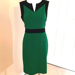 Nine West Emerald and Black Sheath Dress - 4